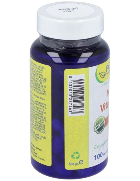 Multivitaminas 500Miligramos 100 Comprimidos Polaris