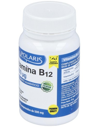 Vitamina B12 1000Mcg. 60Comp. de Polaris