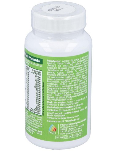 Fatburnslim 870Mg. 60Cap. de Polaris