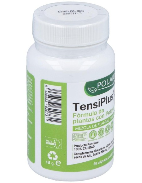 Tensiplus (Ajo+Espino Blanco) 500Mg. 30Cap de Polaris