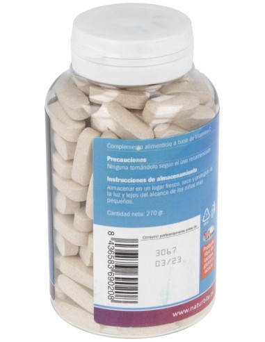 Vitamina C 1000mg+Rosa Mosqueta 20mg+Bioflav.,180 de NaturBite