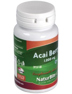 Acai Berry 1000mg, 60 Caps. de NaturBite 2