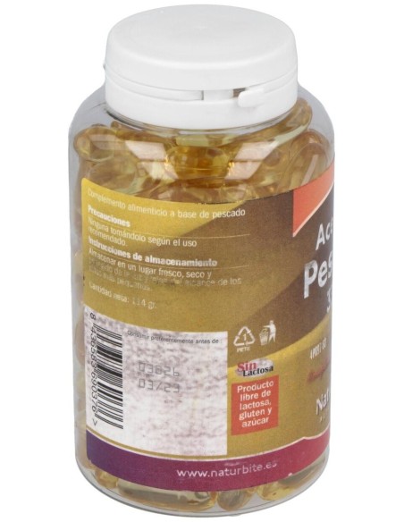 Aceite De Pescado 1000Mg. 120Cap. de Naturbite