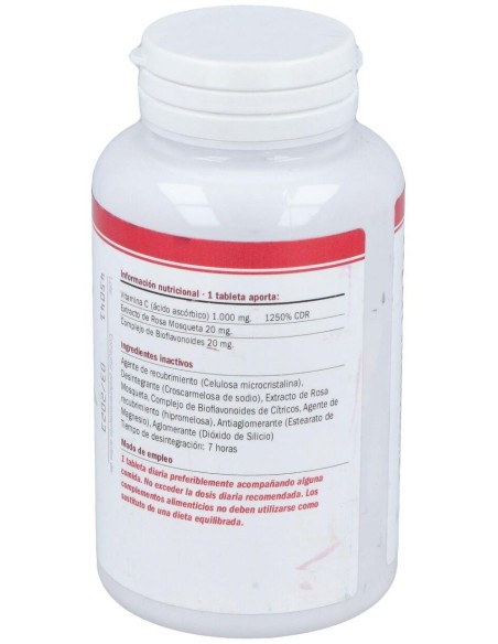 Vitamina C - 1000 Liber. Sostenida, 100 Tabl.  de Vitameal