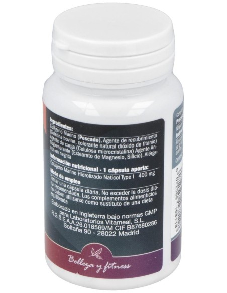 Colageno Marino 400mg, 60 Caps. de NaturBite