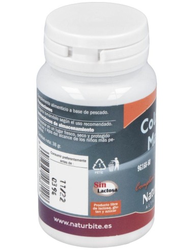 Colageno Marino 400mg, 60 Caps. de NaturBite