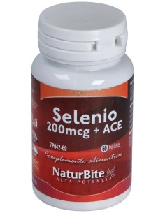Selenio 200Mcg + Ace 60Comp. de Naturbite 2
