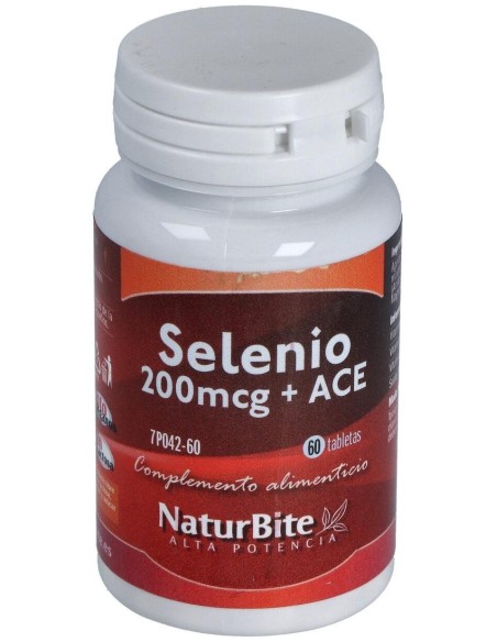 Selenio 200mcg+ACE, 60 Tabl. de NaturBite