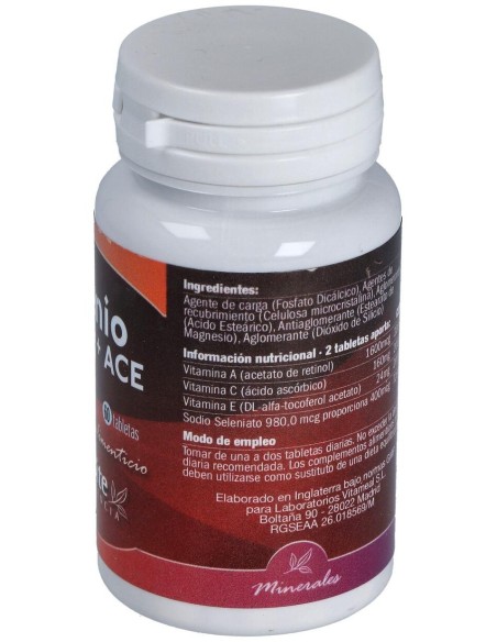 Selenio 200mcg+ACE, 60 Tabl. de NaturBite