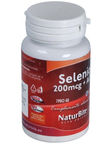 Selenio 200mcg+ACE, 60 Tabl. de NaturBite