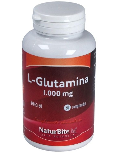 L-Glutamina 1.000mg, 60 Tabl. de NaturBite