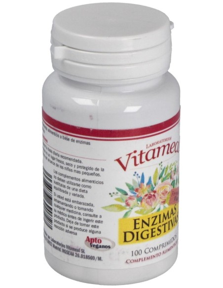 Enzimas Digestivas Plus 100Comp. de Vitameal