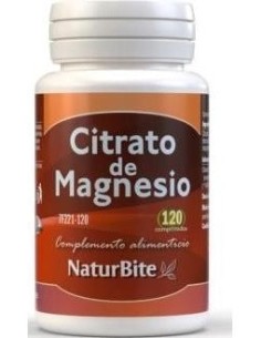 Citrato de Magnesio, 120 Comp. de NaturBite 2
