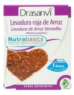 Levadura Roja Arroz (2,9Mg Monacolina K) 30 Capsulas Nutrabasicos Drasanvi 2