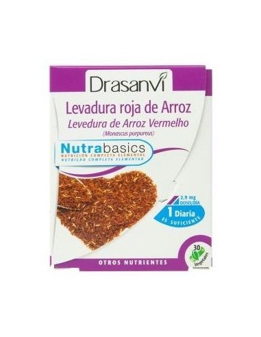 Levadura Roja De Arroz 2,9Mg Monacolina K 30Cap. de Drasanvi
