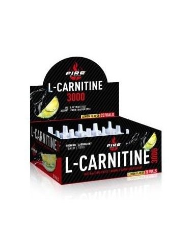 L-Carnitine Limon 3000Mg 20Viales de Fire Nutrition