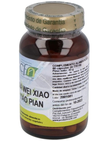 Jia Wei Xiao Yao Pian 60 Vcap de Cfn
