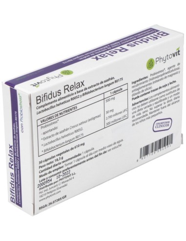 Bifidus Relax 30Cap. de Phytovit