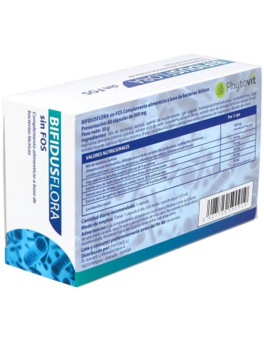 Bifidusflora Sin Fos 60Vcaps. de Phytovit