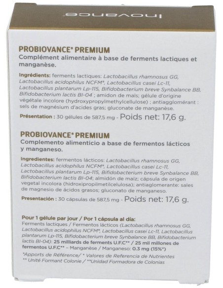 Probiovance Premium 30Cap. de Inovance