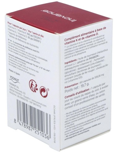 Vita K2+D3 60Perlas de Inovance