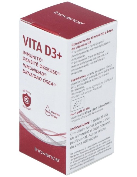 Vita D3+ 15Ml. de Inovance