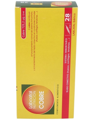 Cobre 4 28X2Ml Ampollas Labcatal