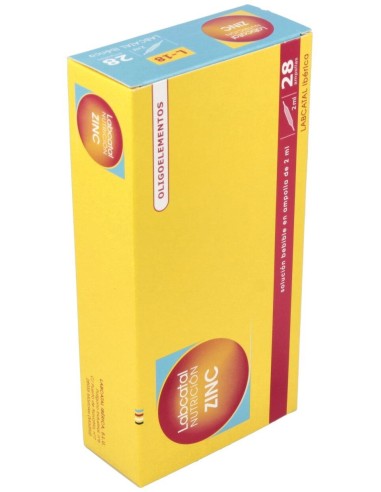 Lab. 18 (Zinc) 28 Amp. de Labcatal