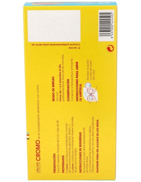 Cromo 22 28X2Ml Ampollas Labcatal