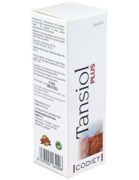 Tansiol Plus (Tensiol) 50Ml. de Codiet