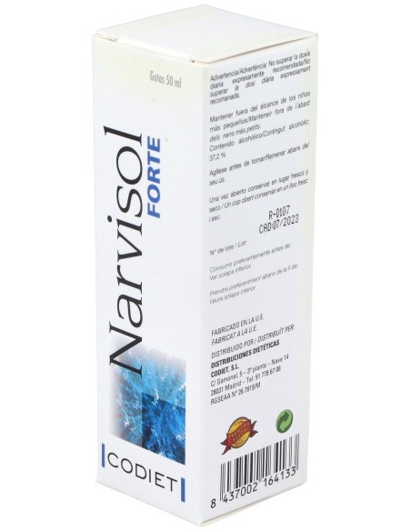 Narvisol Forte (Nervisol) Gotas 50Ml. de Codiet