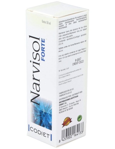 Narvisol Forte (Nervisol) Gotas 50Ml. de Codiet