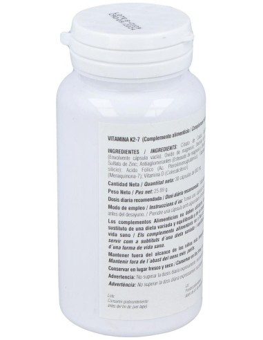 Vitamina K2-7 30Cap. de Codiet