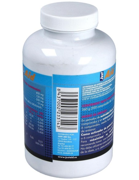 Amino Aid Bcaa (Aminoacidos Ramificados) 300Comp. de Just Aid