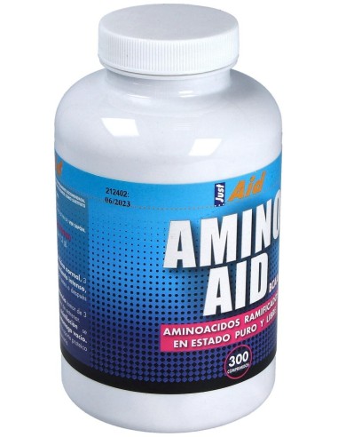Amino Aid Bcaa (Aminoacidos Ramificados) 300Comp. de Just Aid