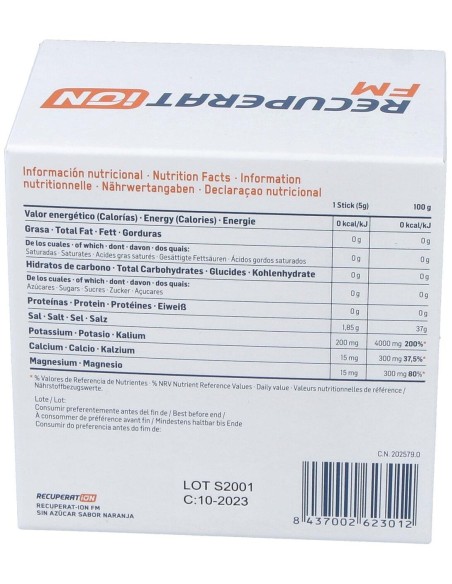 Recuperat-Ion Fm Sin Azucar Sabor Naranja 20Sbrs. de Recuperat-Ion