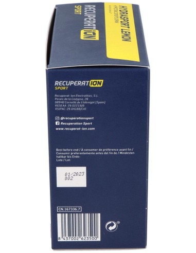 Recuperat-Ion Hydrasport Sabor Limon 12Sbrs. de Recuperat-Ion