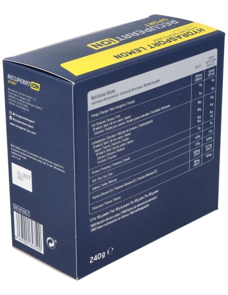 Recuperat-Ion Hydrasport Sabor Limon 12Sbrs.** de Recuperat-Ion