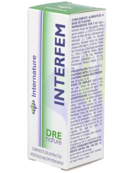 Drenature Interfem 30Ml.Gotas de Internature