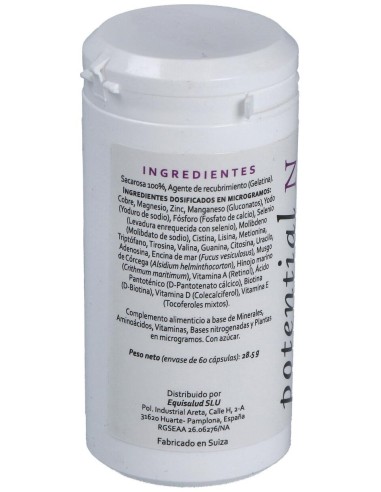 Tirovital 60Cap. de Equisalud