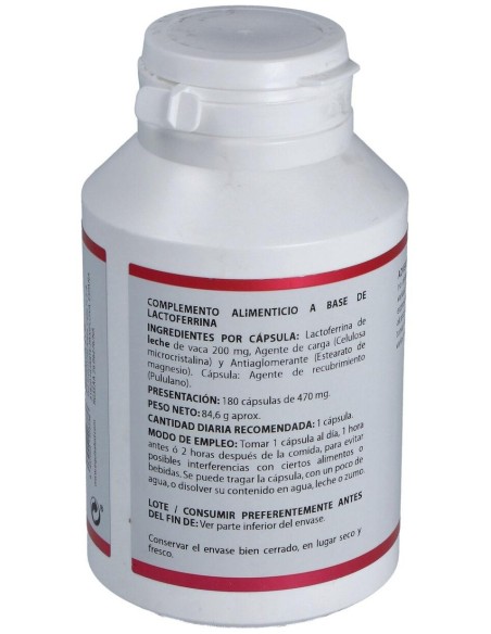 Holomega Lactoferrina 180 Cap de Equisalud