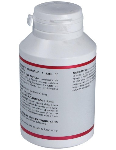 Holomega Lactoferrina 180 Cap de Equisalud