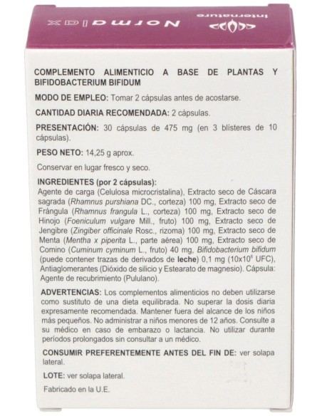 Normalax 30Cap. de Internature