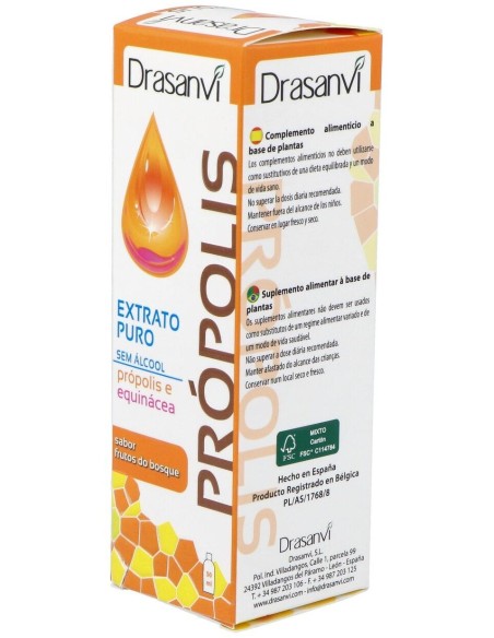Propolis Extracto Sin Alcohol Con Echinacea 50Ml. de Drasanvi