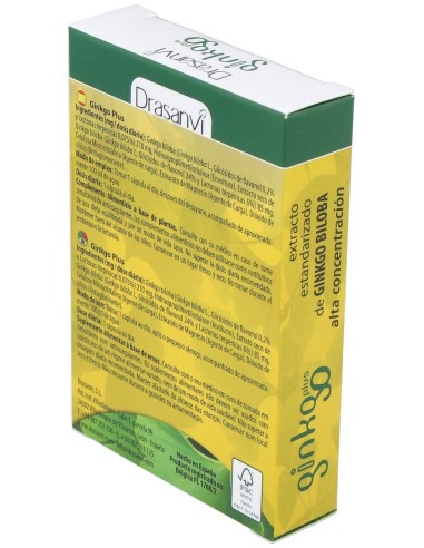 Ginkgoplus 30 Capsulas Drasanvi