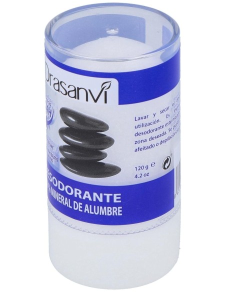 Desodorante Alumbre Mineral Cristal 120Gr Drasanvi