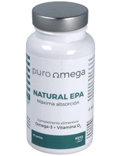 Natural EPA Máxima Absorción 60 perlas de Puro Omega 2