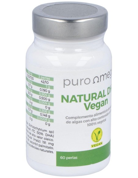 Natural Dha Vegan 90 Perlas de Puro Omega