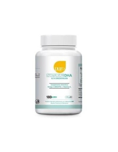 Natural DHA Alta Concentración 180 perlas de Puro Omega