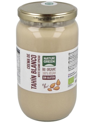 Tahin Blanco Crudo 800Gr. Bio de Naturgreen